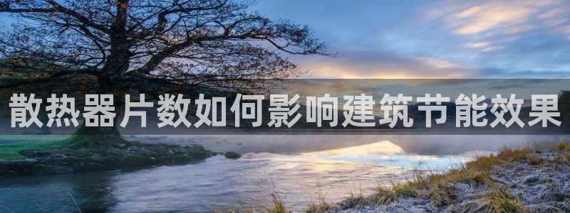 e尊电竞：散热器片数如何影响建筑节能效果
