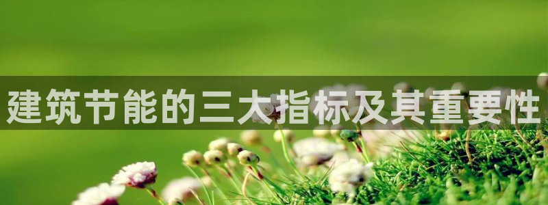 e尊国际客户端下载：建筑节能的三大指标及其重要性