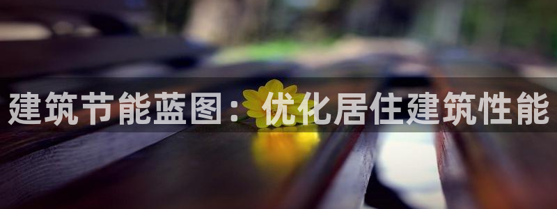 e尊国际娱乐官网地址：建筑节能蓝图：优化居住建筑性能