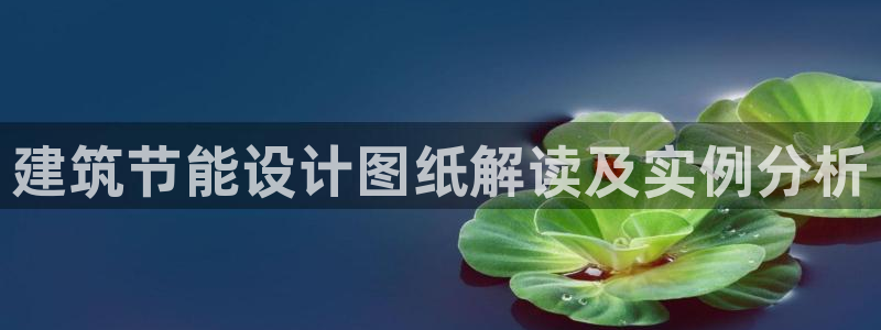 e尊国际官方网站：建筑节能设计图纸解读及实例分析