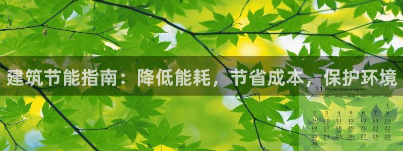 e尊国际官网app：建筑节能指南：降低能耗，节省成本，保护环境