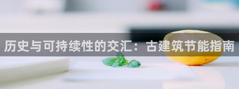 e尊国际网址：历史与可持续性的交汇：古建筑节能指南