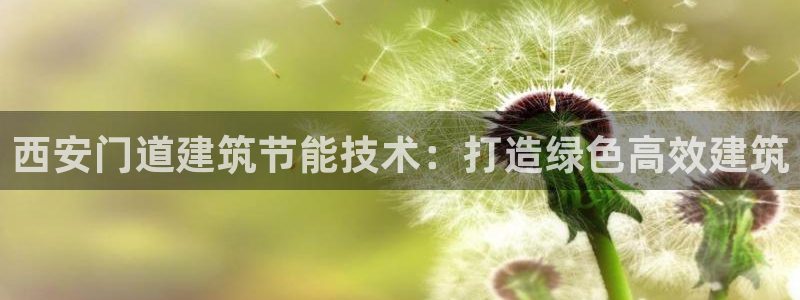 e尊国际-e尊国际官网：西安门道建筑节能技术：打造绿色高效建筑