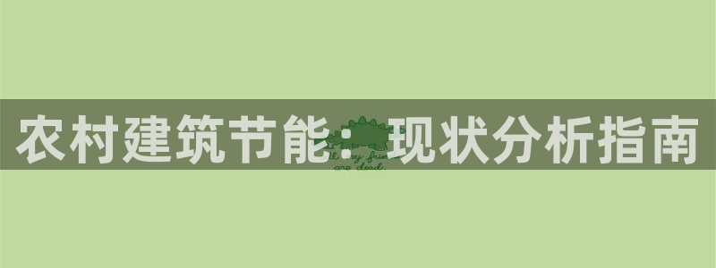 e尊国际的手机登录网站：农村建筑节能：现状分析指南