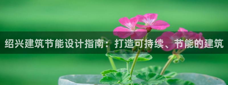 e尊国际地址：绍兴建筑节能设计指南：打造可持续、节能的建筑