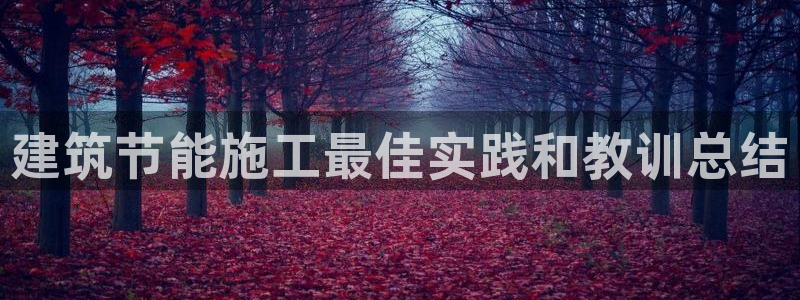 e尊国际网址：建筑节能施工最佳实践和教训总结