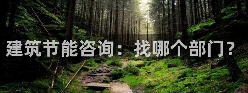 e尊国际客户端：建筑节能咨询：找哪个部门？